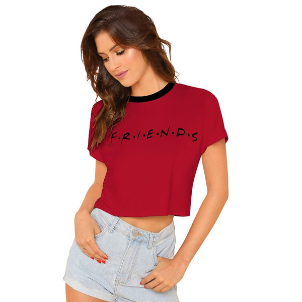 Generic Women's Cotton Western Wear T Shirt (Red)
