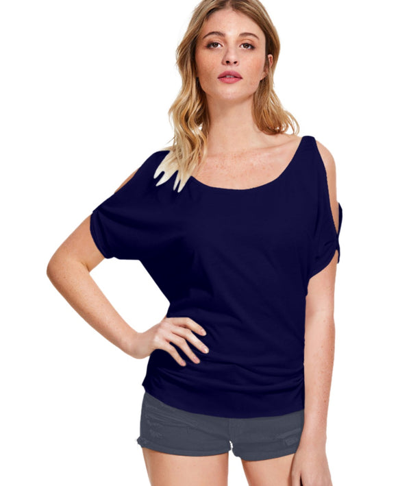 Generic Women's Western Wear Hosiery T Shirts (Navy Blue)